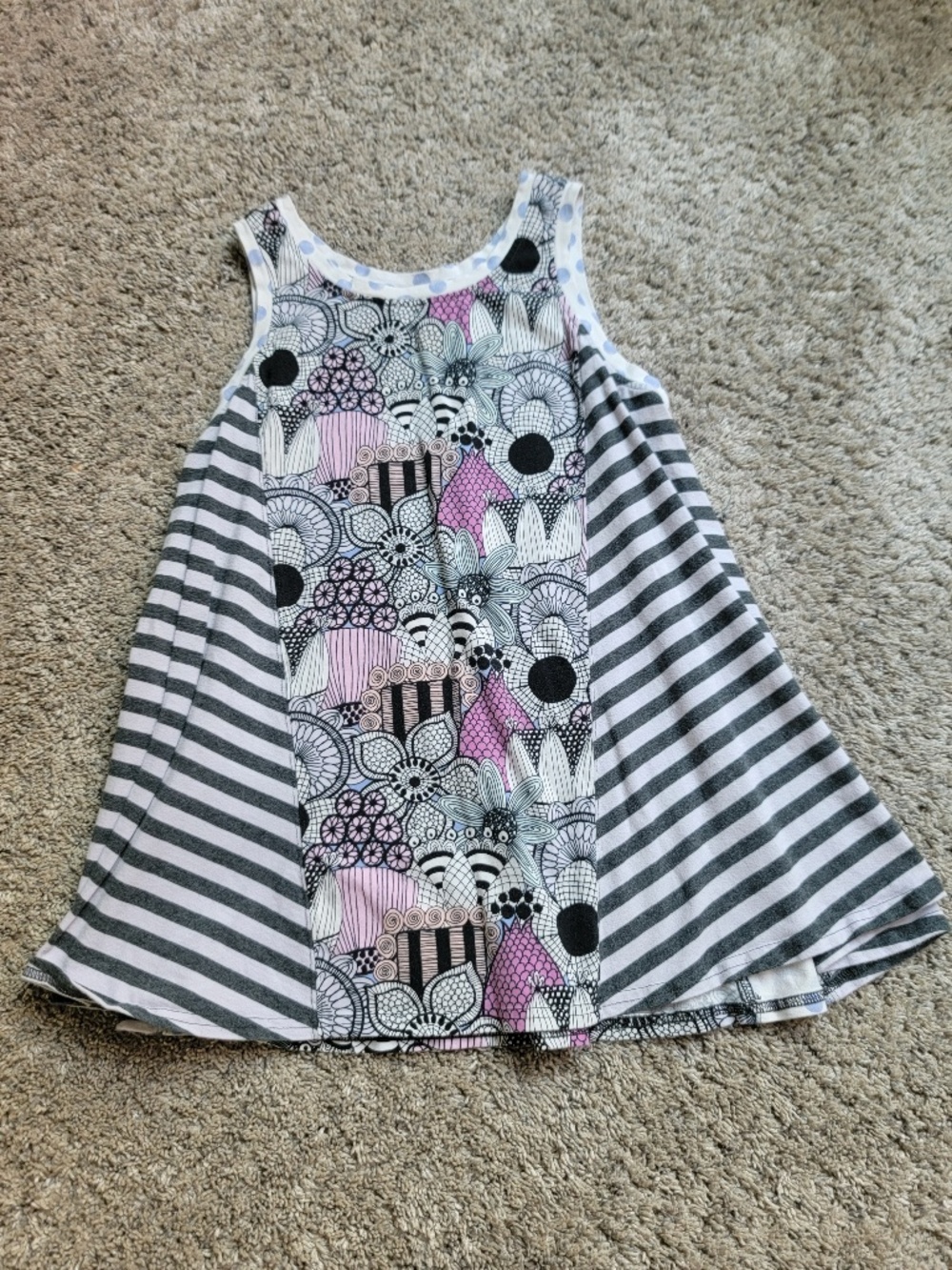 Matilda Jane girls striped tank top shirt size 14